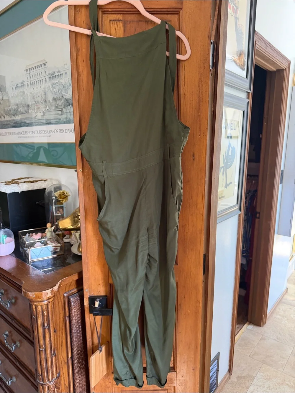 House of Harlow 1960 Olive Green Women's Jumpsuit